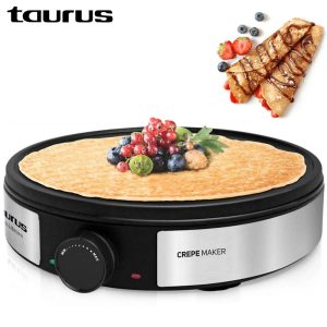 Crepera Taurus con Placa Antiadherente 1200W S165