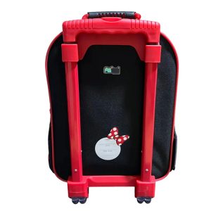 Set de Mochila con Ruedas EXTRA Oficio Lonchera y Cartuchera Minnie Rojo