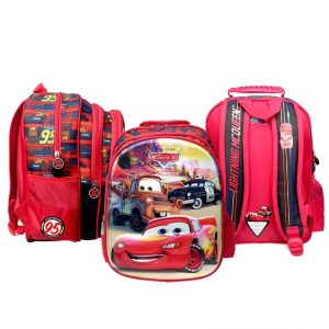 Set de Mochila con Ruedas Oficio Lonchera y Cartuchera Cars