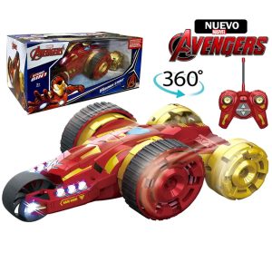 Juguete Carro Teledirigido de Marvel Iron Man Acrobático con Control