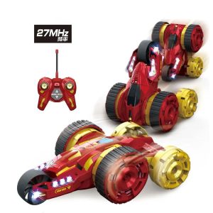 Juguete Carro Teledirigido de Marvel Iron Man Acrobático con Control