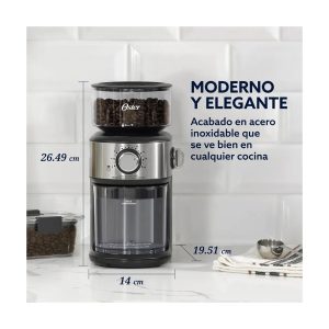 Molinillo de Café Automático Oster 18 Configuraciones de Molienda