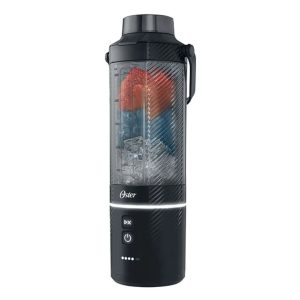 Licuadora Portátil Oster GoMAX, 590 ml , para Smoothies, Negro, BLSTGFP-B20