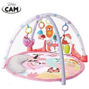 Gimnasio Piano Musical Baby Cam 7 en 1 Pink