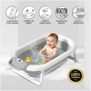 Bañera Plegable Para Bebés «MAUI» Gray