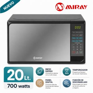 Horno Microondas Miray HMM-20N 20 L