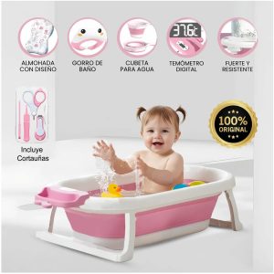 Bañera Plegable Para Bebés «MAUI» Pink