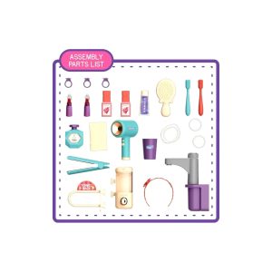 Juguete Set De Belleza Tocador Musical y Luz Led 008-959