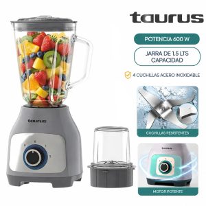 Licuadora Blender Taurus 600w mod. Silver Premium