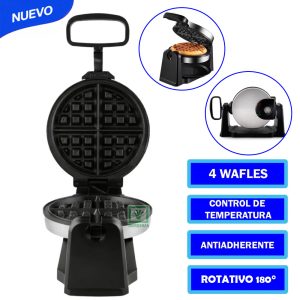 Waflera Sistema giratorio de 180° Finezza FZ-822WF 1000 Watts