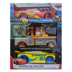 Coches A Friccion Mcqueen Mater Y Cruz Ramirez Cars