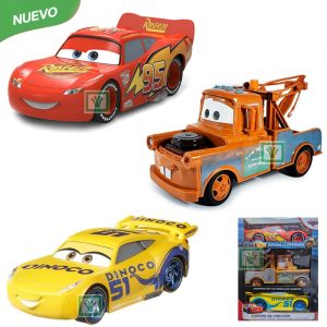 Coches A Friccion Mcqueen Mater Y Cruz Ramirez Cars