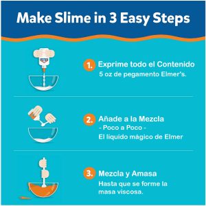 Pack Haz Slime Glitter Glow Azul