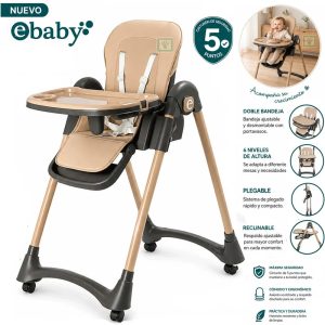 Silla de comer LEIA EB642 Beige