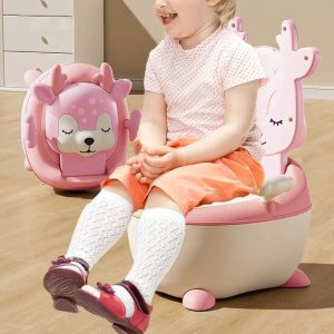 Bacin Para Bebé «BAMBI» De Lujo Rosado