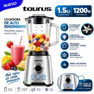 Licuadora Taurus 1.5 L ALFA 1200W