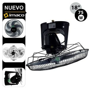 Ventilador de Techo Orbital 360° OCF7919 Negro